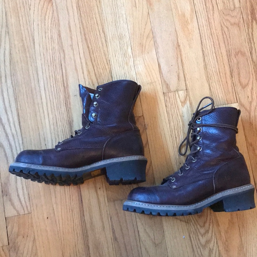 Used Carolina steel toe logger style boots.